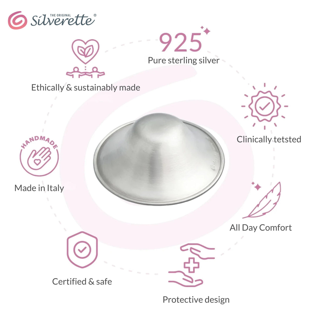 Silverette® Nursing Cups - Large